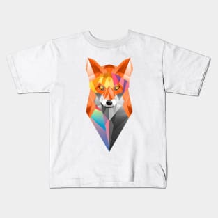 Geometric Fox Kids T-Shirt